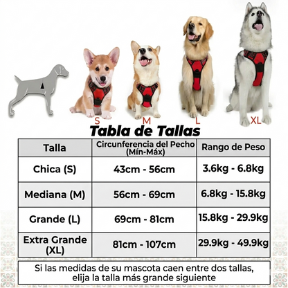 Arnés de Control para Perros | Paseos sin Jalones
